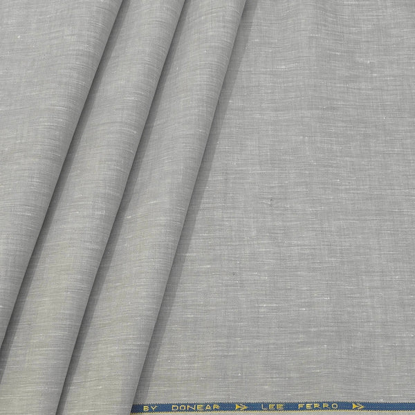 Shirt Fabric Donear 100% Linen 60Lea Plain Colour Lace Brown