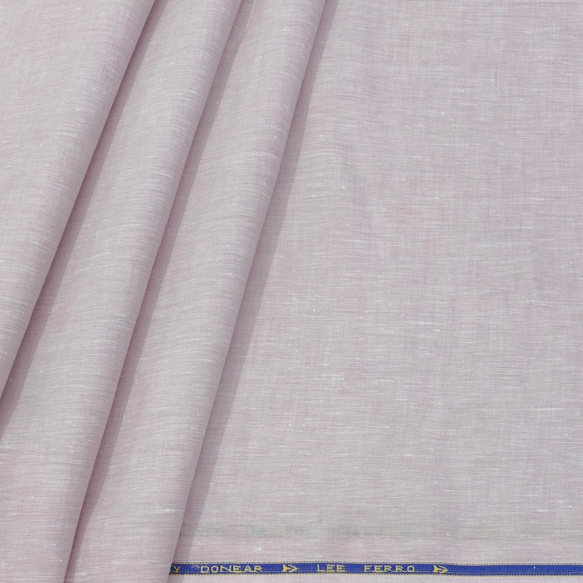 Shirt Fabric Donear 100% Premium Linen 60Lea Plain colour Crepe Pink
