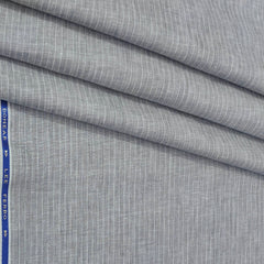 Shirt Fabric Donear 100% Linen 60Lea Lining Colour Grey