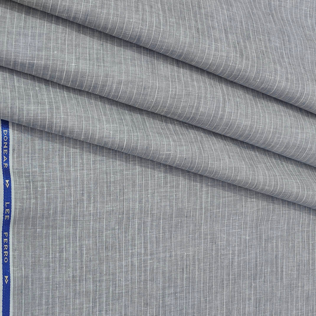 Shirt Fabric Donear 100% Premium Linen 60Lea Lining Colour Grey