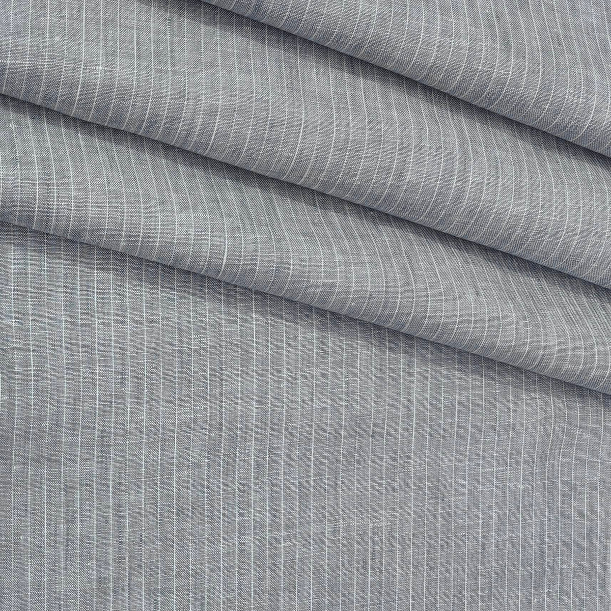 Shirt Fabric Donear 100% Premium Linen 60Lea Lining Colour Grey
