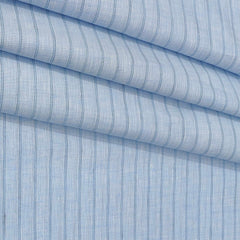 Shirt Fabric Donear 100% Linen 60Lea Broad Lining Colour Sky Blue