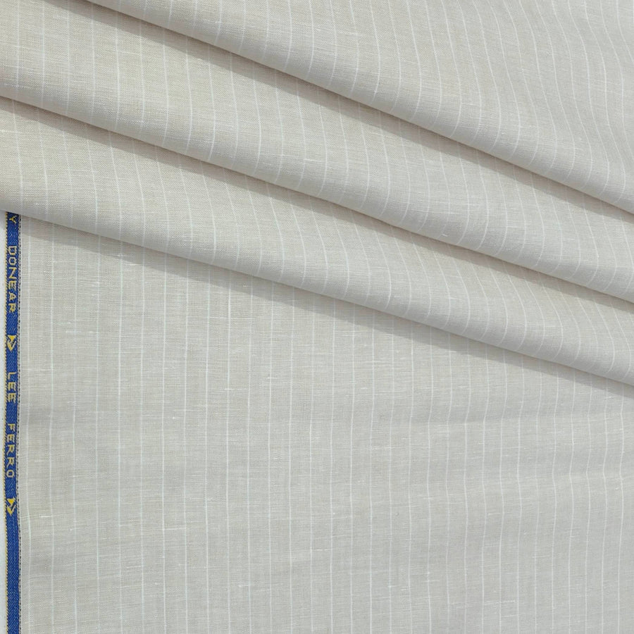 Shirt Fabric Donear 100% Premium Linen 60Lea Lining Colour Light Brown