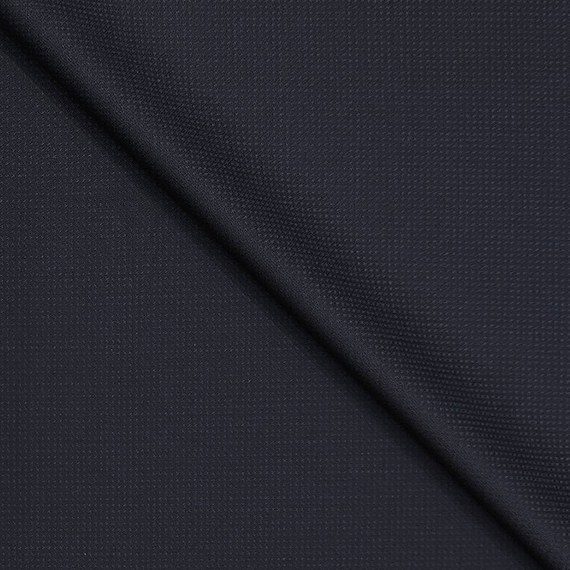 Trouser Fabric Reid & Taylor Super 120s 45% Wool Blended Dotted Color Wavy Blue