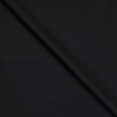 Trouser Fabric Reid & Taylor Super 110s Stretchable 60% Wool Blended Self Texture Color Black