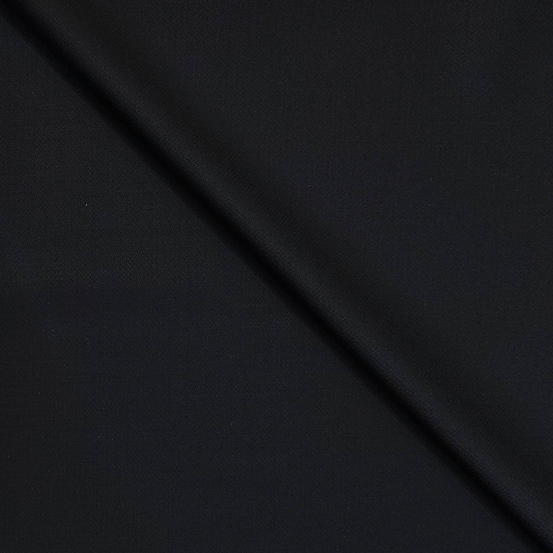 Trouser Fabric Reid & Taylor Super 110s Stretchable 60% Wool Blended Self Texture Color Black