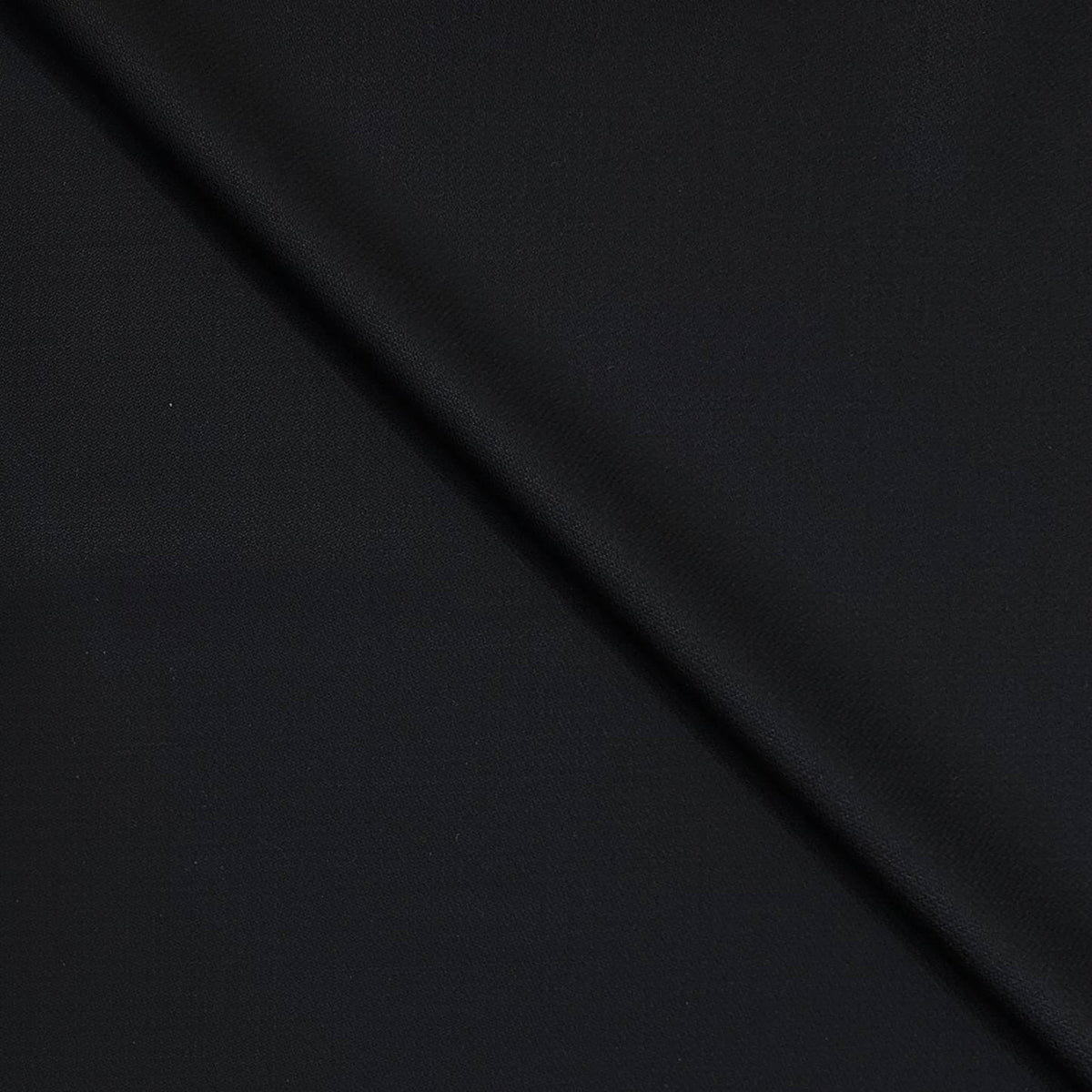 Trouser Fabric Reid & Taylor Super 110s Stretchable 60% Wool Blended Self Texture Color Black