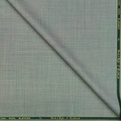 Trouser Fabric Reid & Taylor Super Luxurious 110s 50%Wool Blended Slub Color Greenish