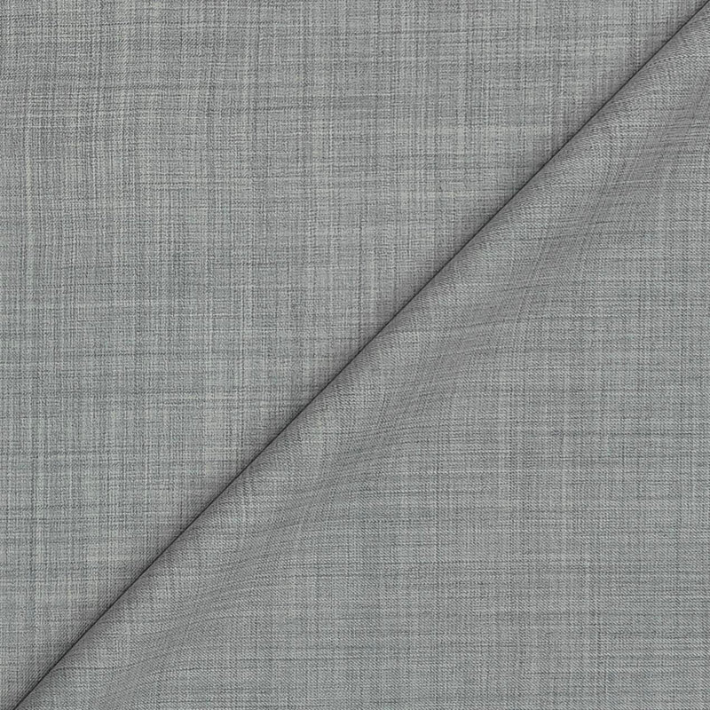 Trouser Fabric Reid & Taylor Super Luxurious 110s 50%Wool Blended Slub Color Grandma Grey