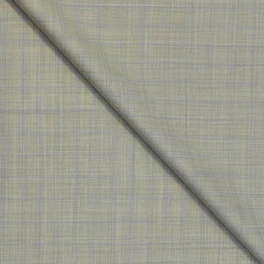Trouser Fabric Reid & Taylor  Super 100s 50%Wool Check Color Light Brown