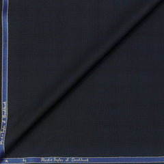 Trouser Fabric Reid & Taylor  Super 100s 50%Wool Check Color Blue N Black