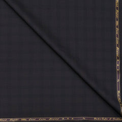 Trouser Fabric Reid & Taylor  Super 100s 50%Wool Check Color Dull Lavender