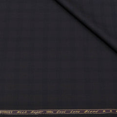 Trouser Fabric Reid & Taylor  Super 100s 50%Wool Check Color Dull Lavender