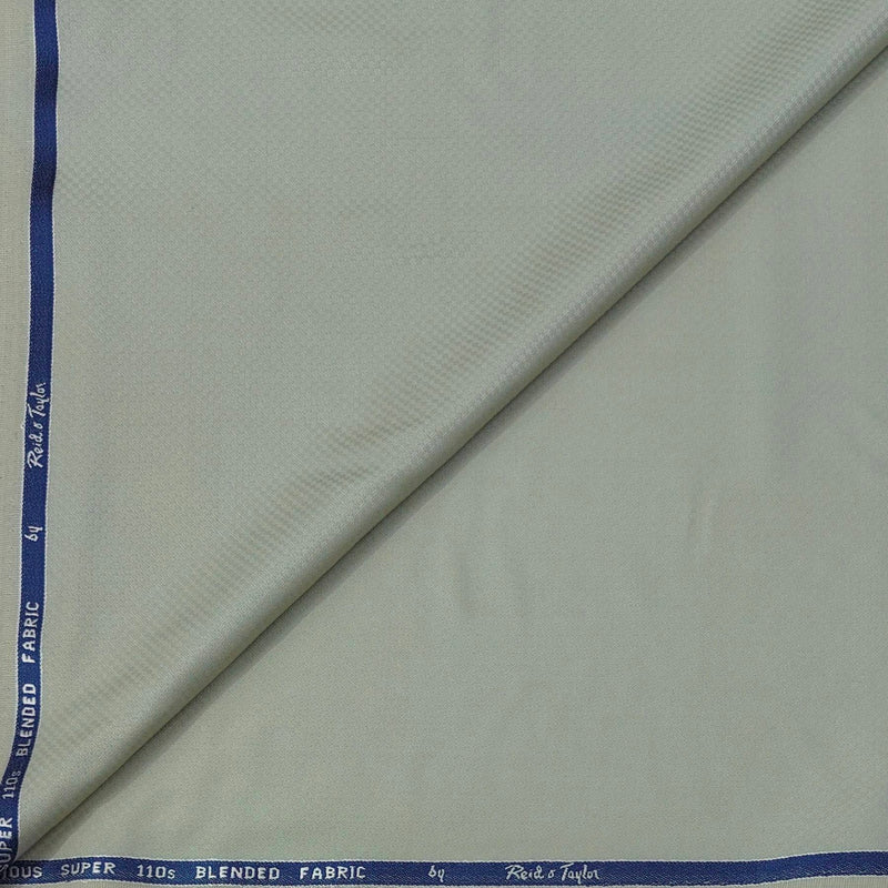 Trouser Fabric Reid & Taylor Luxurious Super 110s 50%Wool Dobby Color Gin Green