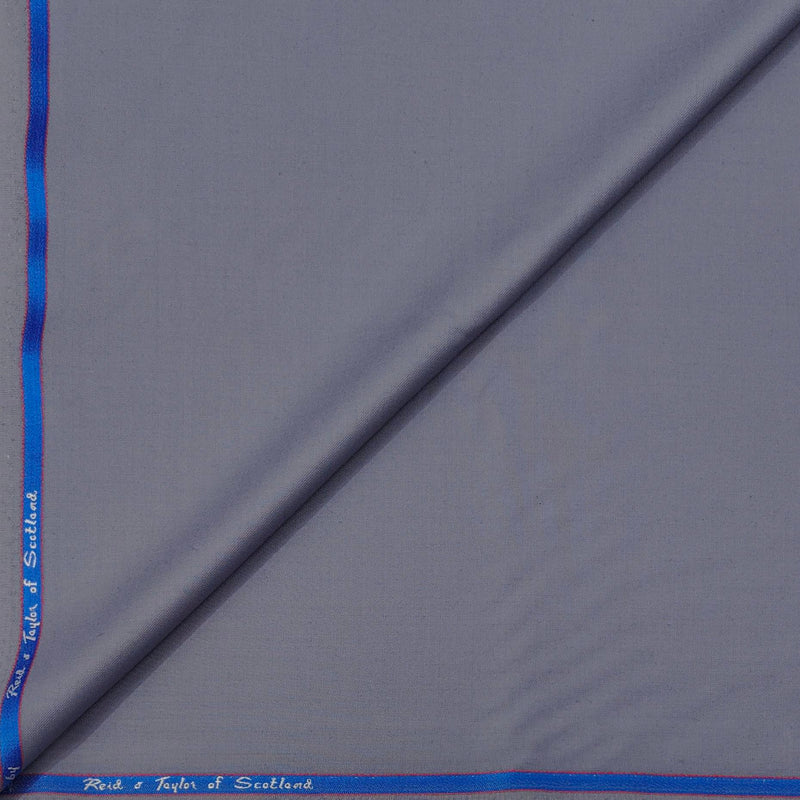 Trouser Fabric Reid & Taylor Super 100s 45%Wool Plain Color Lavender