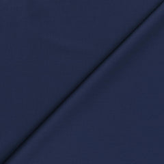 Trouser Fabric eid & Taylor Super 110s Stretchable 60% Wool Plain Color Blue
