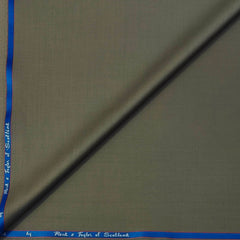 Trouser Fabric eid & Taylor Super 100s 45% Wool Blended Plain Color Brown