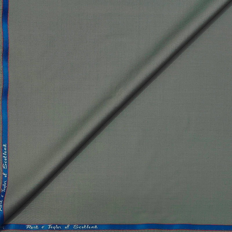 Trouser Fabric Reid & Taylor Super 100s 45%Wool Slub Color Gin Green