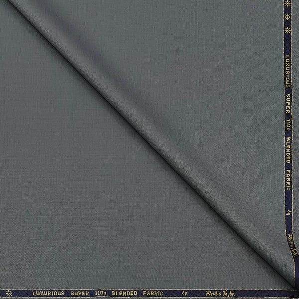 Trouser Fabric Reid & Taylor Super 110s 50%Wool Slub Color Classic Silver