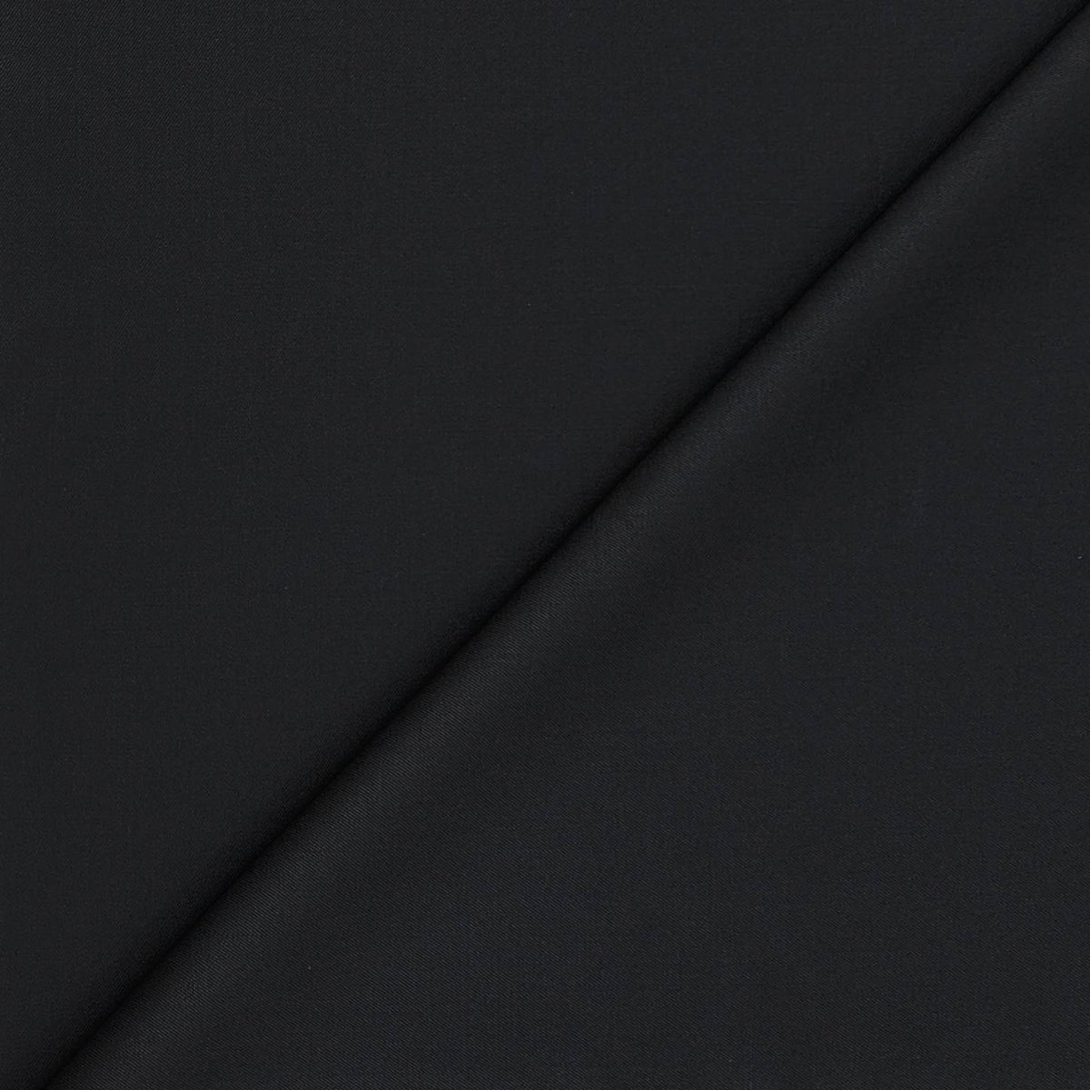 Trouser Fabric Reid & Taylor Super 110s Stretchable 60% Wool Plain Color Z Black