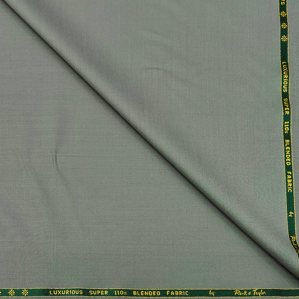 Trouser Fabric Reid & Taylor Super 110s 50%Wool Slub Color Swamp Green