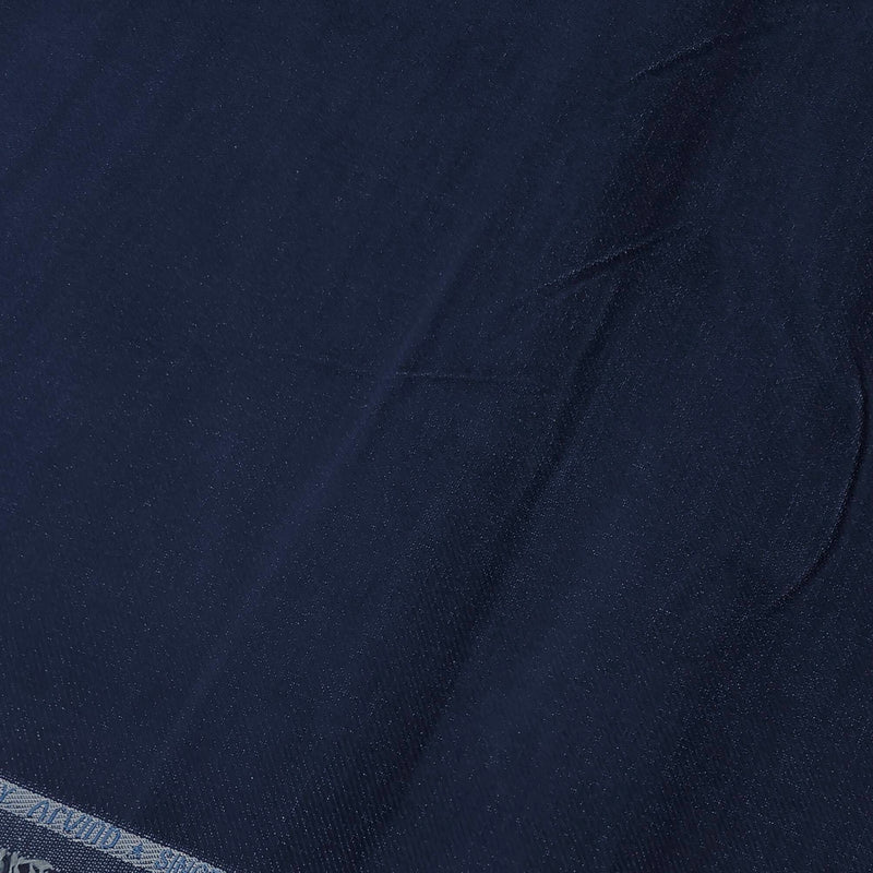 Trouser Fabric Arvind Denim Stretchable Courdray Colour Dark Blue