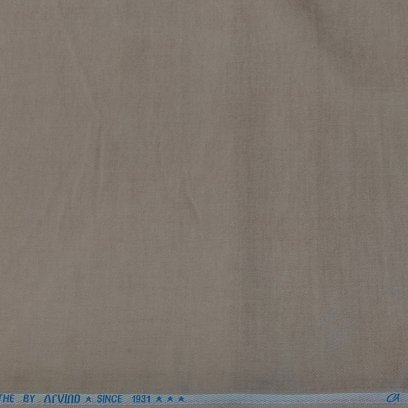 Trouser Fabric Arvind Denim Stretchable Courdray Colour Dusty Brown