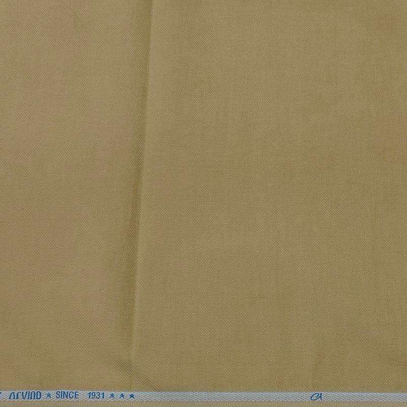 Trouser Fabric Arvind Denim Stretchable Courdray Colour Golden Brown