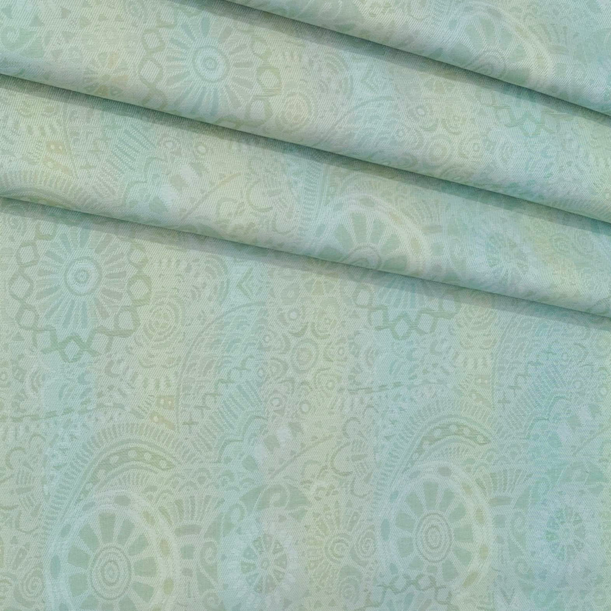 Shirt Fabric Soktas Finest Giza Cotton Jacquard Colour Light Green