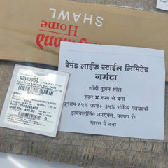 Raymond Woollen Thick Shawl Lohi Narmada Colour Brown