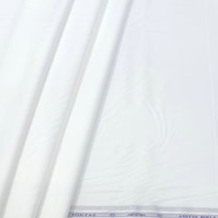 Shirt Fabric Soktas Finest Giza Cotton Stretchable Plain Colour White