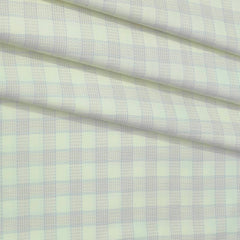 Shirt Fabric Sotas Finest Giza Cotton Check Colour Butter Beige