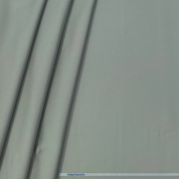Trouser Fabric Raymond Pure Cotton Plain Lycra Color Gin Green