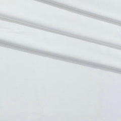 Trouser Fabric Raymond Pure Cotton Plain Lycra Color White