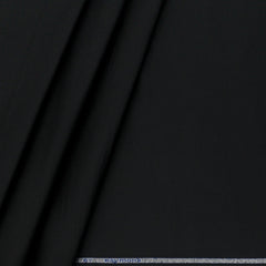 Trouser Fabric aymond Pure Cotton Plain Lycra Color Black