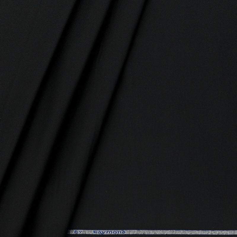 Trouser Fabric aymond Pure Cotton Plain Lycra Color Black