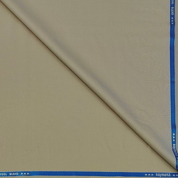 Trouser Fabric Raymond Super 140s Merino Wool Blended Plain Colour Skinny Brown