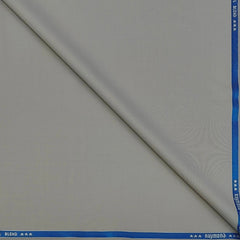 Trouser Fabric Raymond Super 140s Merino Wool Blended Plain Colour Fossil Brown