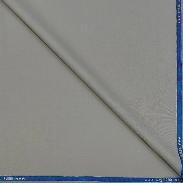 Trouser Fabric Raymond Super 140s Merino Wool Blended Plain Colour Fossil Brown