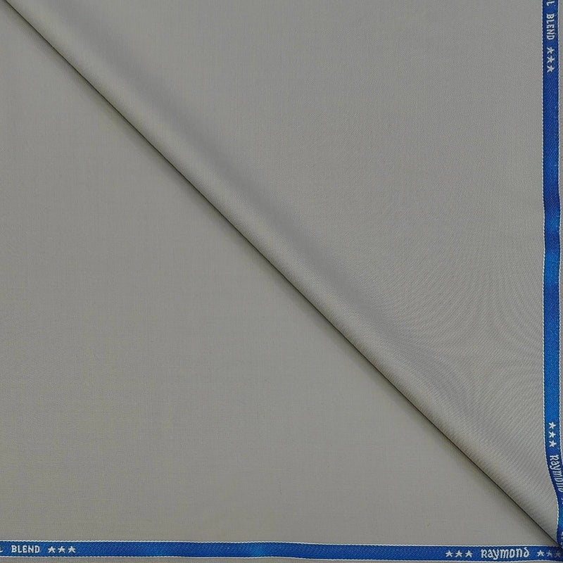 Trouser Fabric Raymond Super 140s Merino Wool Blended Plain Colour Fossil Brown