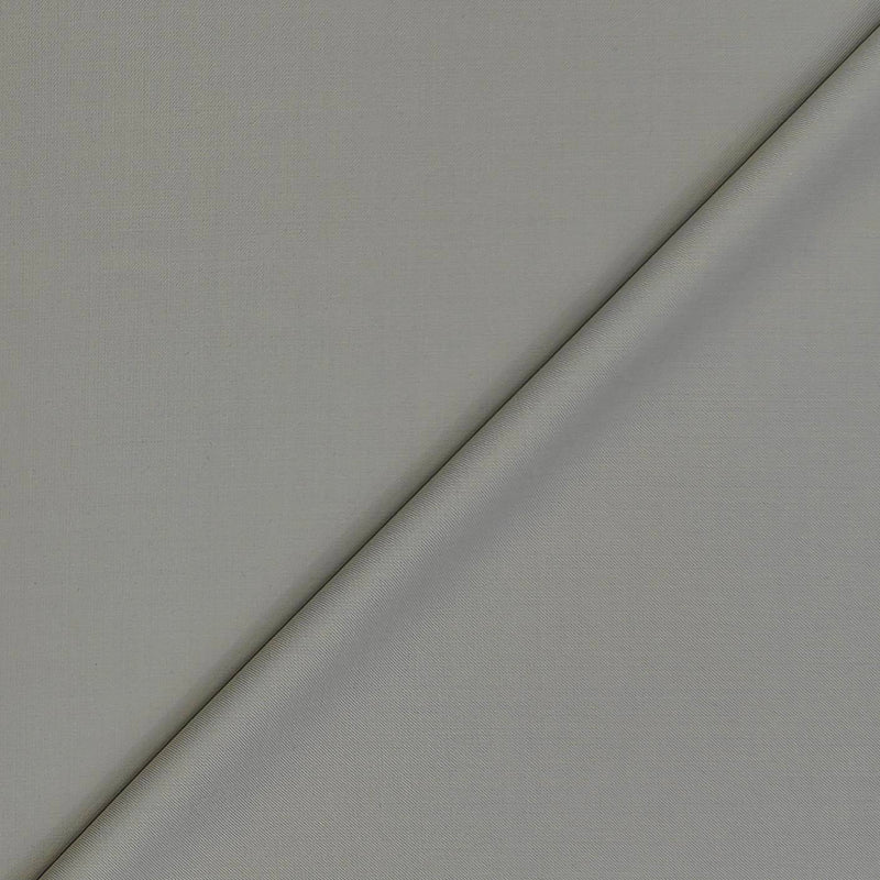 Trouser Fabric Raymond Super 140s Merino Wool Blended Plain Colour Fossil Brown