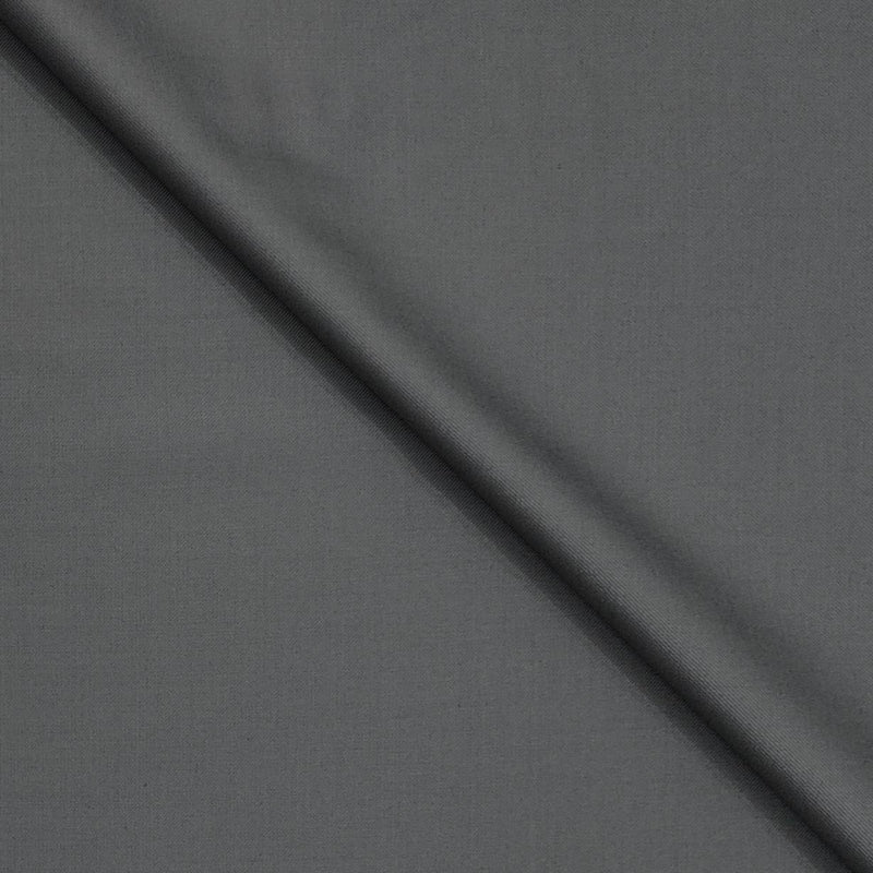 Trouser Fabric Raymond Super 140s Merino Wool Blended Plain Colour Greenish Grey