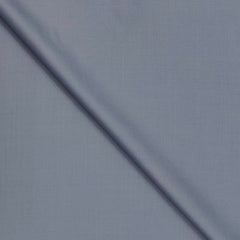Trouser Fabric Raymond Super 140s Merino Wool Blended Plain Colour Silver Blue