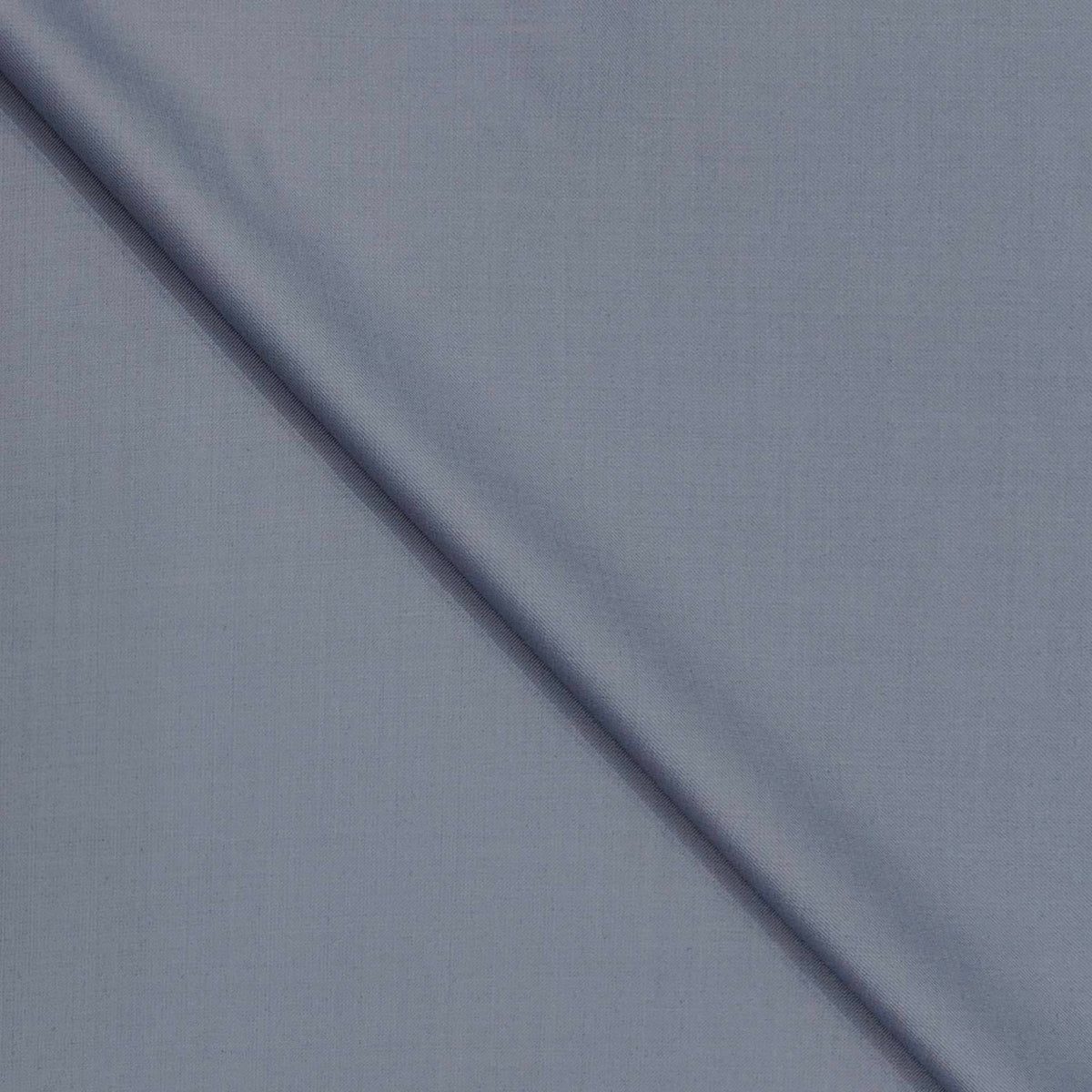 Trouser Fabric Raymond Super 140s Merino Wool Plain Colour Silver Blue