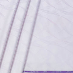Shirt Fabric Soktas Finest Giza Cotton Jacquard Colour Ash Lavender
