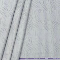 Shirt Fabric Soktas Finest Giza Cotton Jacquard Colour Grey Silver