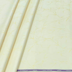 Shirt Fabric Soktas Finest Giza Cotton Jacquard Colour Convivial Yellow