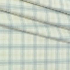 Shirt Fabric Soktas Finest Giza Cotton Broad Check Colour Ash Brown