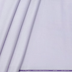 Shirt Fabric Soktas 2 Ply 100s Finest Giza Cotton Jacquard Colour Light Lavender