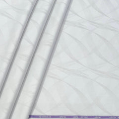 Shirt Fabric Soktas Finest Giza Cotton Jacquard Colour Castle Silver
